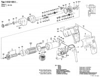 Bosch 0 602 135 001 GR.57 Drill Spare Parts